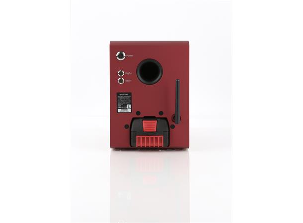 Aurender S5W, trådløs høyttaler, rød Aktiv høyttaler inkl USB-dongel, par 