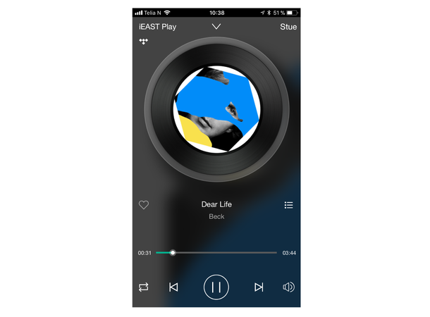 iEast M5 AudioCast, analog utgang Tidal, Spotify, radio, AirPlay, multirom 