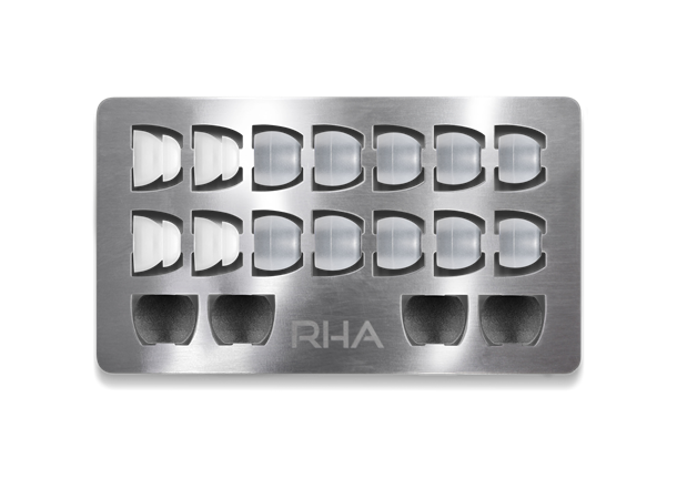 RHA MA750i, ørepropper, Apple Håndlaget element,10 ulike propper