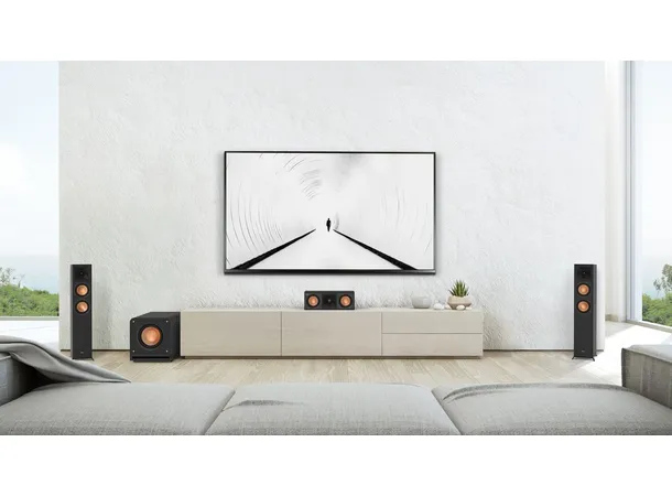 Klipsch RP-500C Premiere II - Sort Senter, 2 stk 5,25", Tractrix horn 