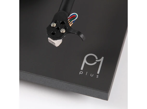 Rega Planar 1 Plus, Carbon, Black RIAA-trinn, RB110 arm, EBLT drivrem 