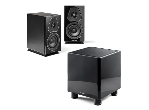 Sonus Faber Lumina I og Gravis I Høyttalere inkl. subwoofer, sort piano 