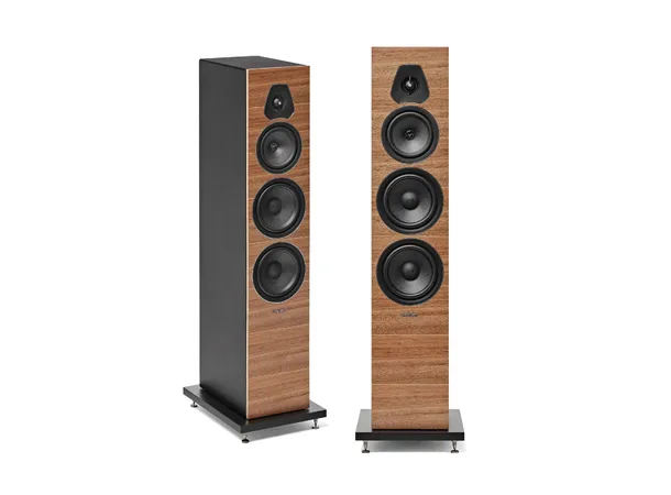 Sonus Faber Lumina V, valnøtt 3-veis gulvstående høyttaler, par 