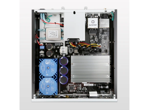 Aurender N200, musikkserver 6.9" display, Tidal, MQA, DSD, USB/coax 