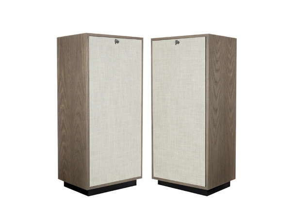 Klipsch Forte IV, Distressed Oak, par 3-veis hornhøyttaler, 12/15" bass, 99 dB 
