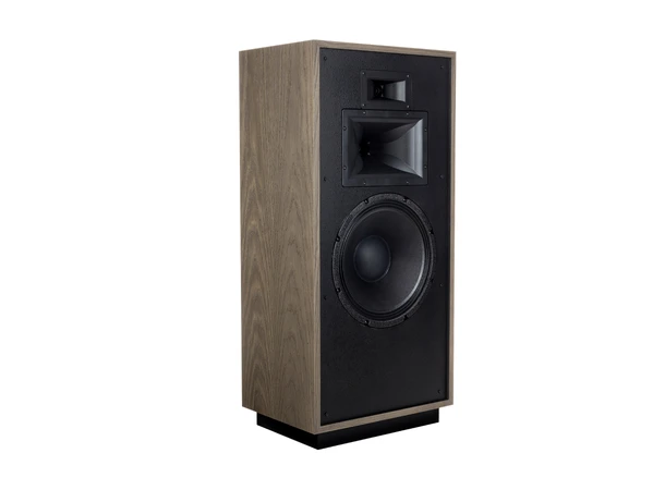 Klipsch Forte IV, Distressed Oak, par 3-veis hornhøyttaler, 12/15" bass, 99 dB 