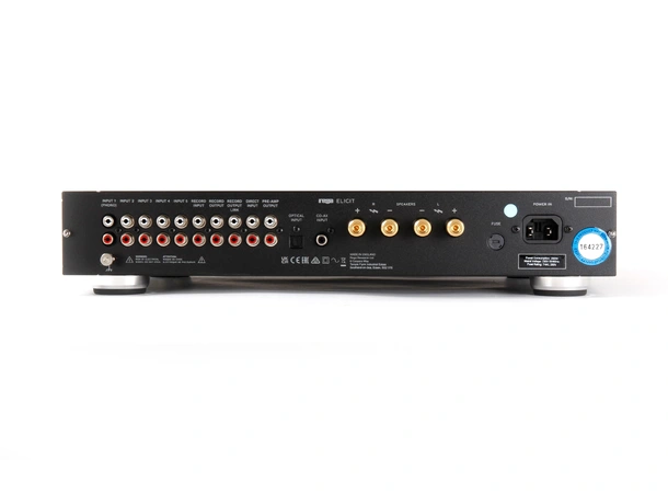 Rega Elicit Mk5, forsterker 2x105 watt, MM-RIAA, D/A-konverter 