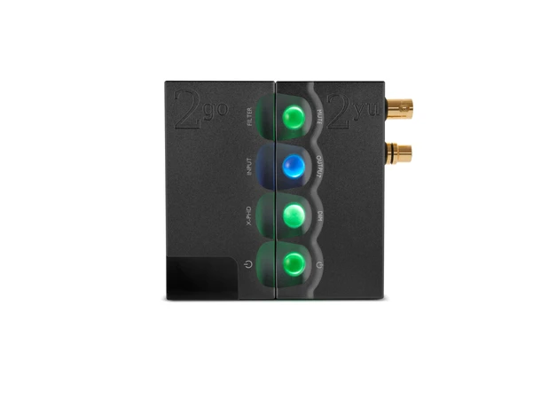 Chord 2go/2yu, komplett streamer, sort Komplett streamer med digital lydutgang 