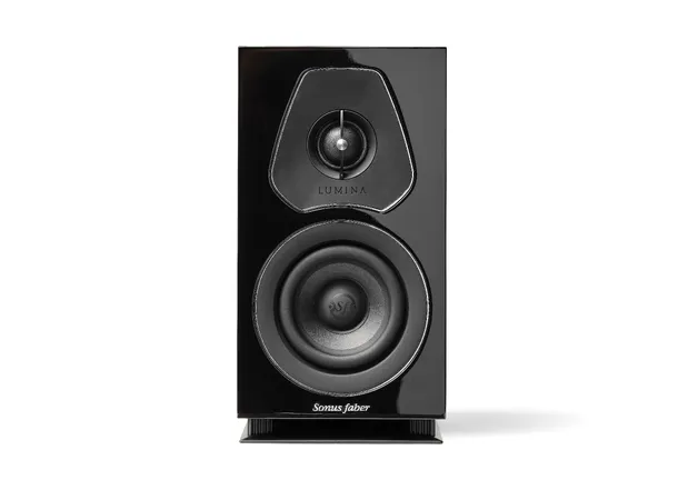 Sonus Faber Lumina I, sort piano 2-veis høyttaler, plassering benk/hylle 