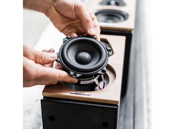 Sonus Faber Lumina I, wenge 2-veis høyttaler, plassering benk/hylle 