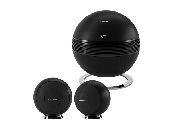 Cabasse Riga 2 Base og Pearl Sub Streaming anlegg, Black 