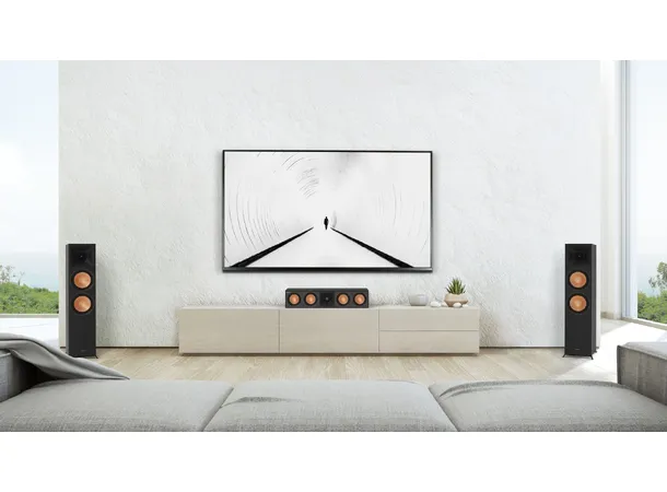 Klipsch RP-504C Premiere II - Sort Senter, 4 stk 5,25", Tractrix horn 