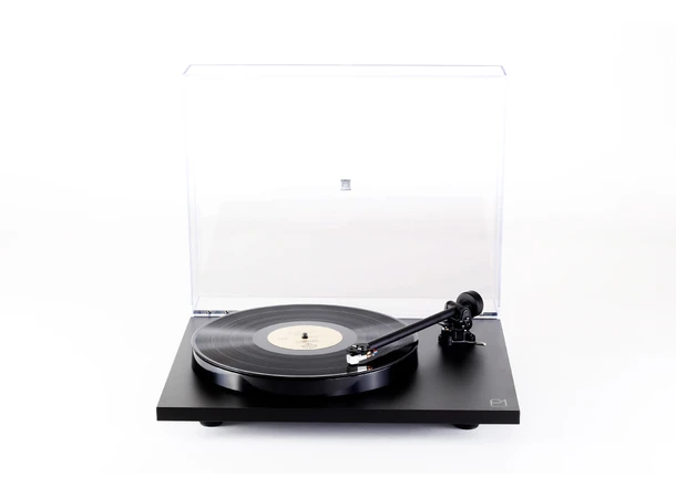 Rega Planar 1, Carbon, Black RB110 arm, EBLT drivrem 