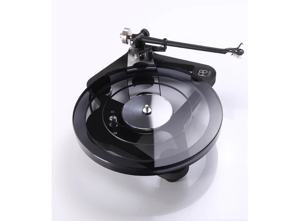 Rega Planar 8 - Sort, Ania PRO MC Ania PRO pickup, RB880 arm, NEO TT-PSU 