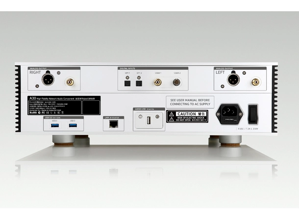 Aurender A30, 10TB, musikkserver, DAC Streamer/forforsterker, CD-ripper, 10TB 