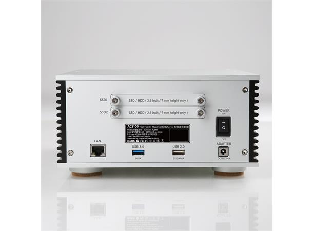 Aurender ACS100, CD-ripper/Streamer Tidal, MQA, DSD, uten harddisk