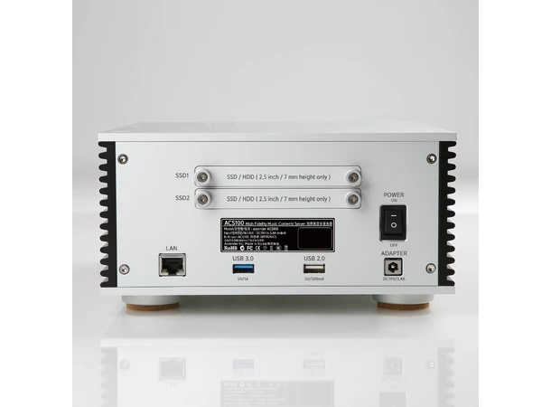 Aurender ACS100, CD-ripper/Streamer Tidal, MQA, DSD, uten harddisk 