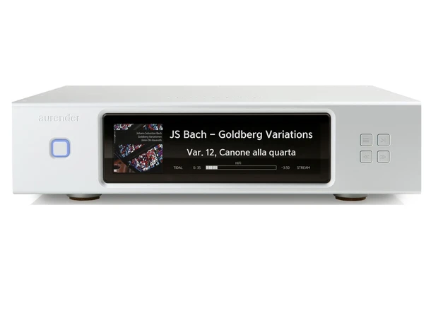 Aurender N20, musikkserver Tidal, MQA, DSD, USB/BNC/AES-EBU 