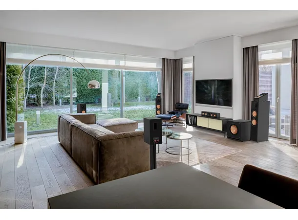 Klipsch RP-404C Premiere II - Sort Senter, 4 stk 4", Tractrix horn 