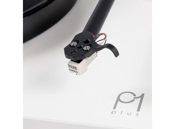 Rega Planar 1 Plus, Carbon, White RIAA-trinn, RB110 arm, EBLT drivrem 