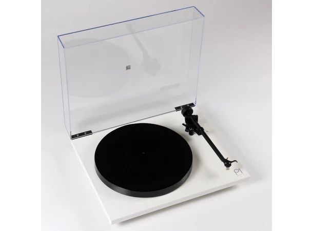 Rega Planar 1 Plus, Carbon, White RIAA-trinn, RB110 arm, EBLT drivrem 