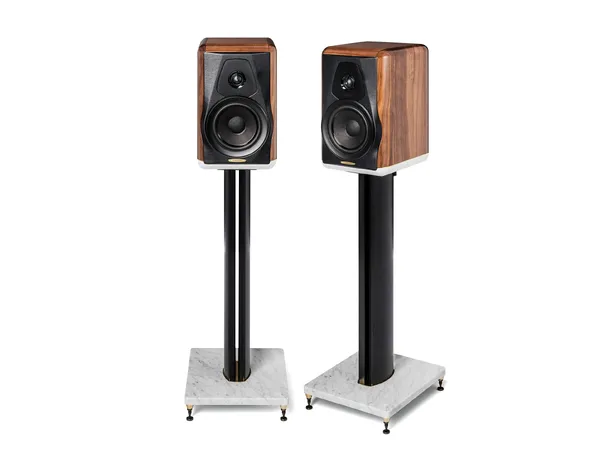 Sonus Faber Electa Amator III, valnøtt 2 veis høyttaler, inkludert stativ, par 