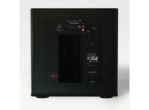Sonus Faber Gravis III, Black Piano aktiv subwoofer, 10" bass, 600 watt 