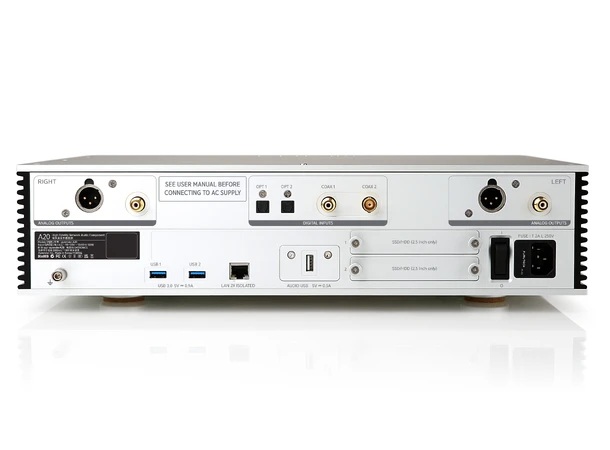Aurender A20, musikkserver, DAC Streamer/forforsterker, XLR 