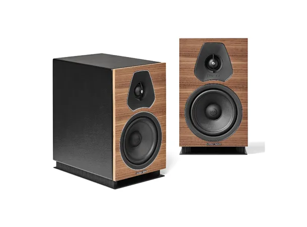 Sonus Faber Lumina II, valnøtt 2-veis høyttaler, plassering benk/hylle 