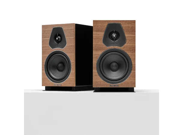 Sonus Faber Lumina II, valnøtt 2-veis høyttaler, plassering benk/hylle 