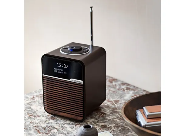 Ruark R1 Mk4, DAB radio, espresso DAB+, Bluetooth, klokke og alarm 