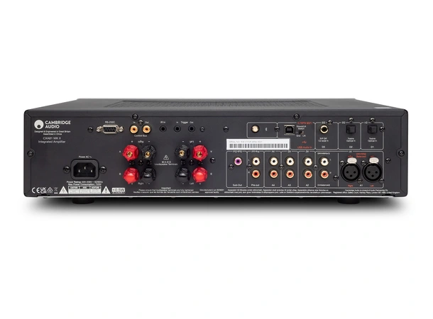 Cambridge CXA 81 II, forsterker 2x80 watt, D/A-konverter 