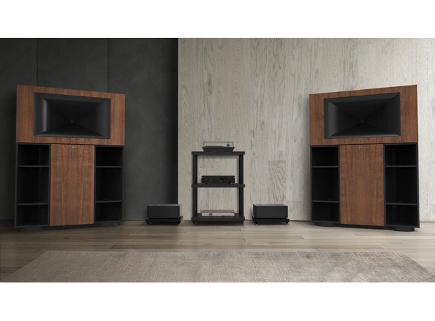 Klipsch Jubilee - American Walnut 2-veis hornhøyttaler, 2x12" bass, 110dB 