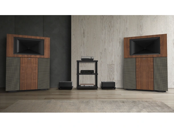 Klipsch Jubilee - American Walnut 2-veis hornhøyttaler, 2x12" bass, 110dB 