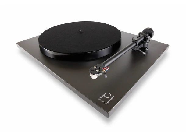 Rega Planar 1, ECO-deck Green Grade, sor RB110 arm, EBLT drivrem, sort 