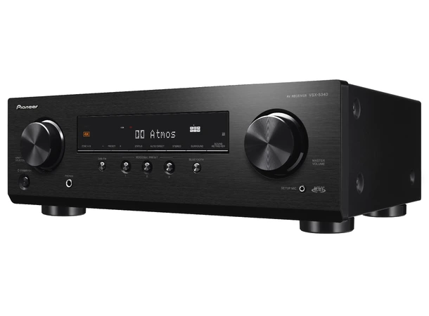 Pioneer VSX-534D DAB Hjemmekinoreceiver 5.2 kanaler. 4K. 