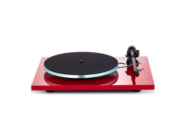 Rega Planar 3, Nd3 pickup, rød Glasstallerken, RB330 arm, EBLT drivrem 