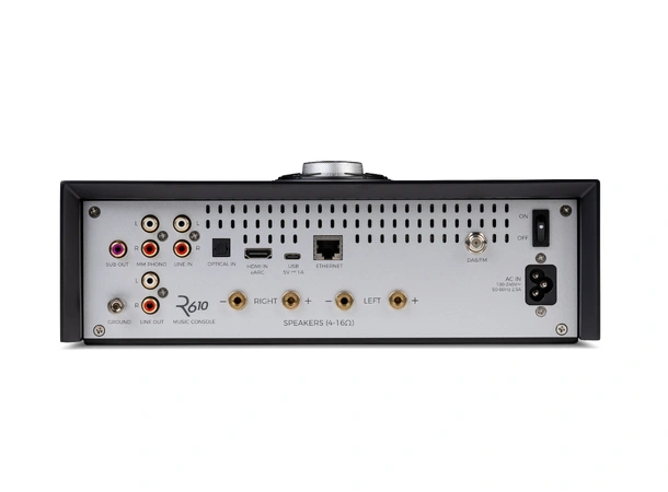 Ruark R610/Sabre-R Stereopakke, Charcoal Komplett streaming-stereoanlegg 