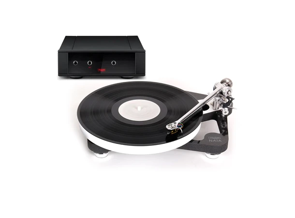 Rega Naia, Aphelion 2 MC-pickup, sort RB titanium tonearm, ekstern PSU 