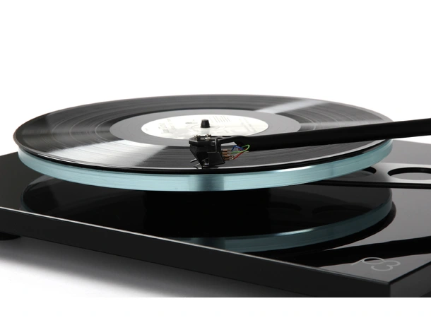Rega Planar 3, Nd5 pickup, sort Glasstallerken, RB330 arm, EBLT drivrem 