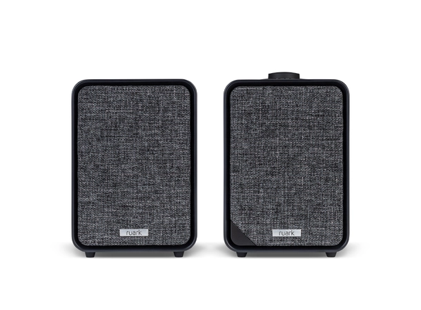 Ruark MR1 Mk3 /  Rega Planar 1, Black Aktive høyttalere og platespiller 