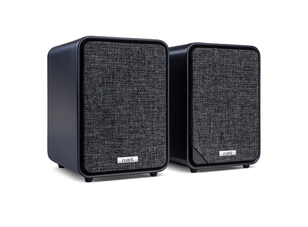 Ruark MR1 Mk3 /  Rega Planar 1, Black Aktive høyttalere og platespiller 
