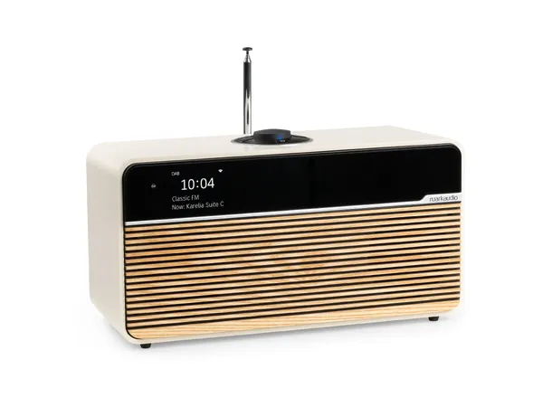 Ruark R2 Mk4, DAB+ radio, Light Cream DAB+, Bluetooth, klokke, WiFi, APP 