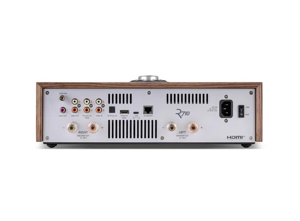Ruark R710 forsterker, Walnut 2x200 watt, CD streaming-forsterker 