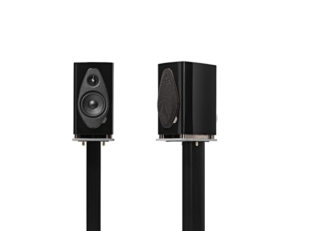 Sonus Faber Sonetto I G2 , sort piano 2-veis hylle/stativ, par (eks. stativ) 