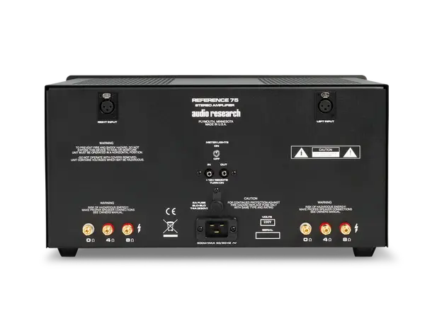 Audio Research REF 75 SE - DEMO 2 x 75 watt, rør effektforsterker, XLR 