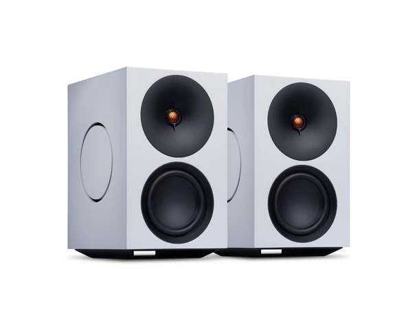 Cambridge L/R X /  Rega Planar 2, White Streaming-høyttalere og platespiller 