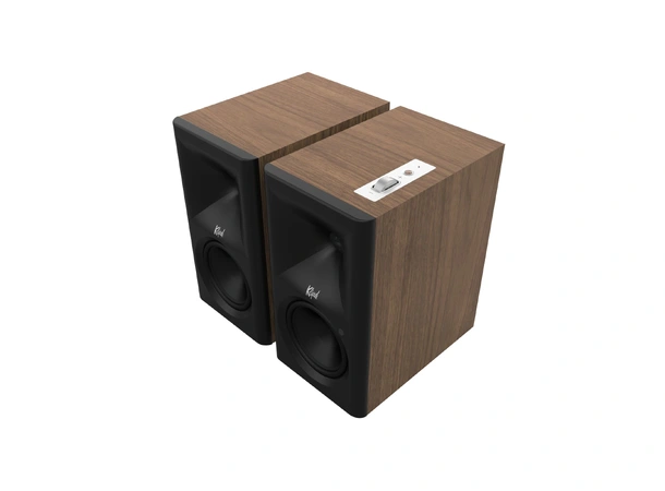 Klipsch The Fives II, Walnut Aktive streaming-høyttalere, HDMI, RIAA 