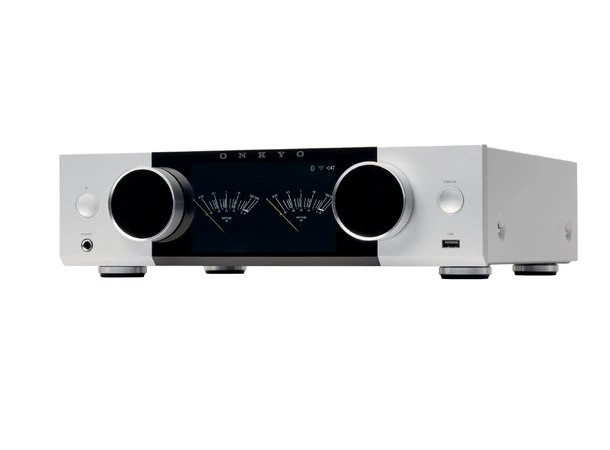 Onkyo Muse Y-40, forsterker, Silver 2x75 watt. streaming, MM-RIAA, HDMI 