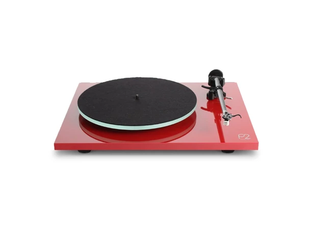 Rega Planar 2, Nd3 pickup, rød Glasstallerken, RB220 arm, EBLT drivrem 